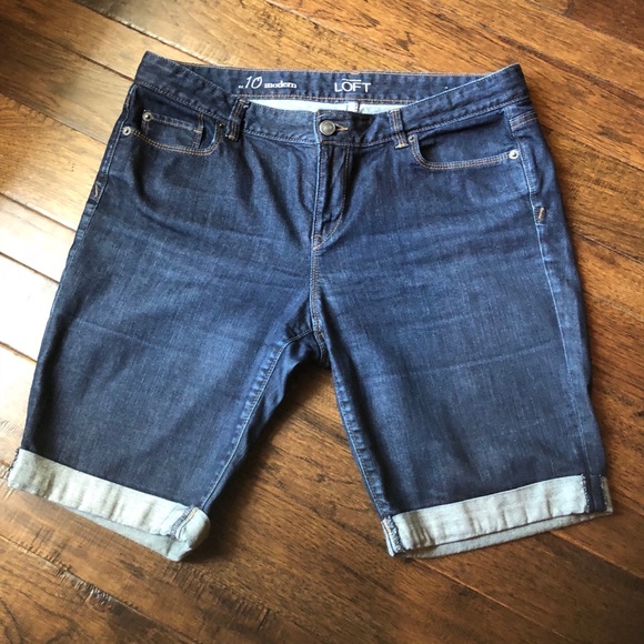 LOFT Pants - Ann Taylor Loft denim shorts size 10